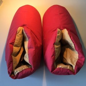 Restoration Hardware down booties